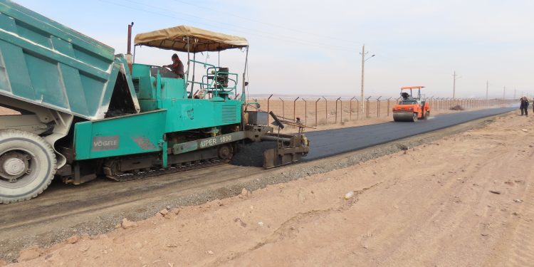 آسفالت خیابان داخلی مرحله دوم