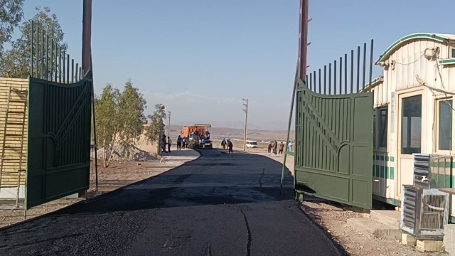 آسفالت جاده مرکز سروش